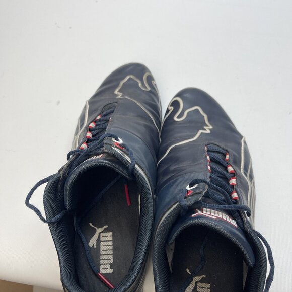 Puma x BMW Motorsport x Future Cat M1 Leather Team Blue Men's Size 10.5 US - Picture 12 of 14